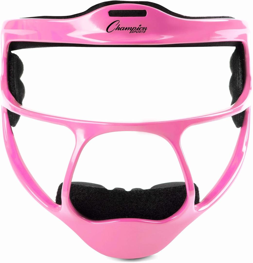 Champion Sports Ultralight Magnesium Softball Fielders Mask Youth & Adult Sizes, 8oz Lightweight Protective Face Guard