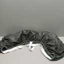 Loveseat Cushion Cover Leather-Look 1PC Stretch Love Seat Slipcover for Living Room Individual Couch Seat Protector, Pet-Friendly, Non-Slip, Easy Fit - Army Green, 28"D x 49"W x 6"H