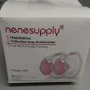 Nenesupply Handsfree Wearable Breastmilk Collection Cara Cups Caracups Compatible with Spectra S1 S2 9 Plus Lansinoh Breast Pumps 24mm Silicone Flanges Replacement Spectra Pump Parts 19 21mm Inserts (Whole Kit 24mm)