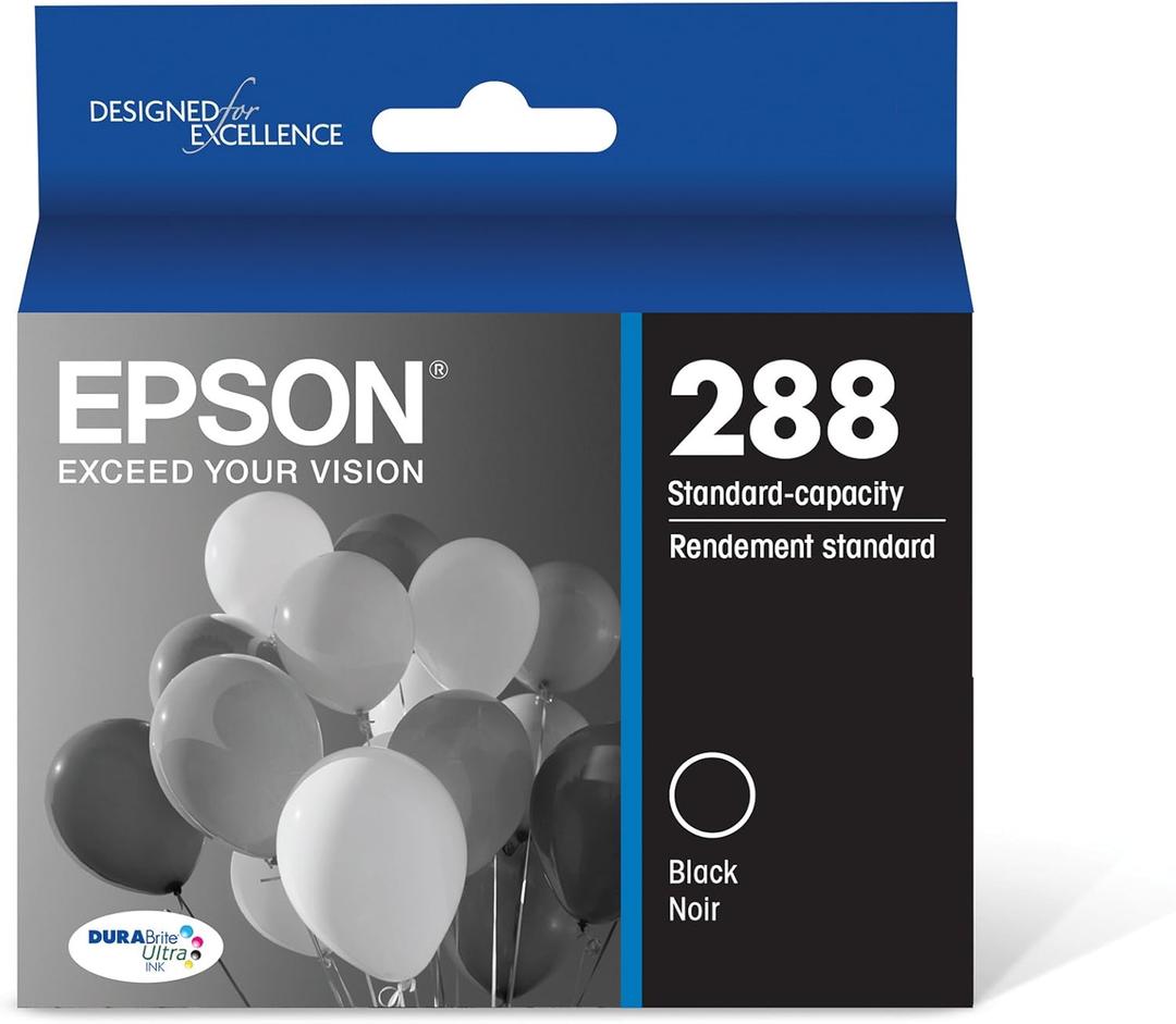 Epson T288120-S DURABrite Ultra Black Standard Capacity Cartridge Ink