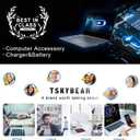 TSKYBEAR 45W Charger Compatible with HP Laptop Charger, Pavilion, Pavilion X360, Elitebook, Stream, Probook, Notebook 11 14 15 15-f272wm 15-f387wm Computer Smart Blue Tip Power Supply Cord Plug