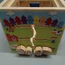 Wooden Activity Cube | Montessori Toys for 1 2 3 Year Old Toddler Gifts, Medium