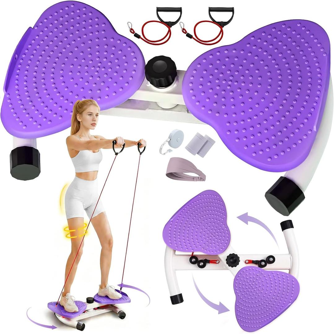 Waist Twisting Machine, Noiseless Ab Twist Board, 260 lbs Capacity, Twist Exercise Machine Home Gym Fitness Tool for Women Slim Waist and Core Ab Exercise