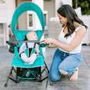 Baby Delight Go with Me Venture Portable Chair | Indoor and Outdoor | Sun Canopy | 3 Child Growth Stages | Teal