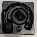 Mopchnic Bluetooth Headset, Wireless Headphone with AI Noise-Canceling Microphone On Ear Wireless Headset with USB Dongle for Computer Office (Black)