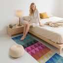 Long Runner Rug 2.5' x 10' for Hallways, Washable Rugs Non Slip Kitchen Mats for Floor, Colorful Carpet Runner Mat for Bedroom, Laundry, Living Room