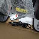 Putnen Under Desk Elliptical Machine, Electric Elliptical Leg Exerciser for Seniors with 12 Adjustable, Portable Quiet Elliptical Exercise Machine, Seated Pedal Exerciser with Remote Control (Orange)