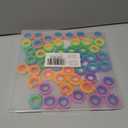 KLT Fidget Toys Bulk for Kids: 50 Pack Texture Spinner Rings - Bulk Fidgets for Students Classroom Prizes - Quiet Sensory for Autism Stress Relief - Goodie Bags Stuffers for Party Favors