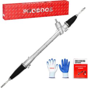 PHOBOOS Manual Steering Rack and Pinion Assembly Compatible with Toyota Prius 2010-2015(with 15/16 inch Wheels) & Prius Plug-In 2012-2015. New Unit, Leak Resistance, Direct Fit, Ref. 1G-26004