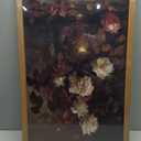 Vintage Framed Wall Art Moody Floral Dark Academia Decor Aesthetic 16x24 In