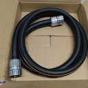 Giraffe Tools Garden Hose 5/8", Custom Length, Heavy Duty, No Kink, Flexible, Rubber Garden Hose, Leakproof Water Hose, 600 Burst PSI, 5ft Female to Female Hose