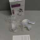 Manual Breast Pump Portable Breast Pump for Travel, Extractor de Leche Manual, Milk Catcher, Breastfeeding Essentials, Handheld Breast Shield & Accessories 5 Fl Oz/150ml+Lid+35mm Flange