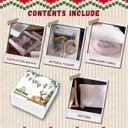 Claemtun 2026 New Embroidery Christmas Ornament Kits, DIY Heart Shaped Hand Embroidered Ornament Kit, Christmas Tree and Home Decoration (Snowflake)
