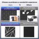 12 Pack 2-Layer Soundproof Wall Panels, 12 x 12 x 0.43 in Sound Proof FoamPanels for Walls, 0.9lb/ft* High Density, Thicker 0.43 in, 3D AcousticPanels,Artistic Noise Dampening Panels Black&White