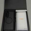 TORRAS Magnetic Shockproof for Samsung Galaxy Z Fold 7 Case with S Pen Holder & Screen Protector, Fit for MagSafe, Mil-Grade Hinge Protection, Translucent Slim Case for Samsung Z Fold 7, Black