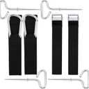 8 Pcs Winter Ice Shelter Accessories Ice Anchors Kit Fishing Tent Anchors Shelter Camping Peg for Winter Fishing Tent (Silver)