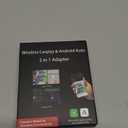 Wireless CarPlay Adapter, 2025 Upgraded 2-in-1 Mini Size CarPlay & Android Auto, Convert Wired to Wireless with USB & Type-C, Plug & Play, Stable Control & No Delay Car Play with iPhone & Android