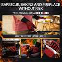 Grandpa Gifts, Gifts for Grandpa Christmas from Grandkids BBQ Blanket for Resting Meat with Grill Gloves, Meat Resting Bag for BBQ Smoking, Grilling Gloves Heat Resistant for Grill on Birthday