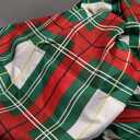  Christmas Duvet Cover Twin Size Red Green White Plaid Xmas Holiday Pattern Design, Soft Microfiber Duvet Cover with Zipper Closure