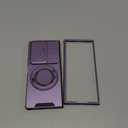 Guppy Magnetic Case for Samsung Galaxy Z Fold 7, [Compatible with MagSafe] with Magnetic Ring Kickstand 360Rotatable Slim Shockproof Bumper Thin Cover, Matte PC Cover Phone Case-Purple