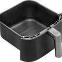 COSORI Turboblaze 6Qt Air Fryer Original Basket, Replacement Accessories for CAF-DC601-KUS Air Fryer, Ceramic, Non-Stick, Dishwasher-Safe, CRP-DC601RB-KUS, Dark Grey