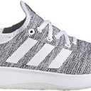 adidas Women's Cloudfoam Pure Sportswear Sneaker (5.5, White/White/Black)