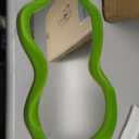 Green Wall Mirror Decor for Hallway Entryway, Large 13.8x29.7 Asymmetrical Decorative Mirrors for Home Office Living Room, Funky Home Decor for Housewarming Christmas Wedding Gift (Lawn Green)