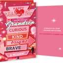2 x YiKaLus Unique Grandson Valentine's Card,Valentines Day Card Gift for Grandson from Grandma Grandpa