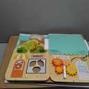 2 in 1 Montessori Wooden Busy Board House, Multi-Functional Foldable Busy Board, Fine Motor Skills Training for Little Kids Aged 1-3, Gifts for Boys and Girls