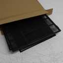 5 Tier Paper Organizer for Desk, File Organizer with Handle, Mesh Letter Tray, Paper Sorter Desk Organizer for Office Home Supplies - Black