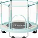 Fitinone Trampoline for Kids, 5 FT Indoor & Outdoor Toddler Trampoline with Safety Enclosure Net, Birthday Gifts for Kids, Gifts for Boy and Girl, Age 3-8