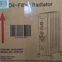 Kismile 1500W Oil Filled Radiator Heater, Portable Electric Heater with 3 Heat Settings, Adjustable Thermostat, Overheat & Tip-Over Protection, Oil Heaters for Indoor Use (Grey) (26.1inches)