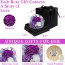 FIACO Gifts for Mom Mothers Day Women Birthday Preserved Flowers in Glass Dome Forever Fresh Flowers for Delivery Eternal Roses Gifts for Grandma Wife Daughter Friends