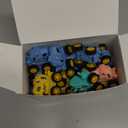 18Pcs Dinosaur Pull Back Cars Set for Kids Toddlers, Bulk Mini Racing Vehicles Toys Party Favors, Pinata Fillers, Goodie Bag Stuffers, Classroom Prizes for Boys Girls