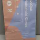 COOLJOB 2 Pairs Thickened Rubber Gloves with Cotton Lining & Non-slip Grip, Colorful Household Long Lasting Dishwashing Gloves for Kitchen & Bathroom Cleaning, Orange & Blue, Medium, Pack of 2