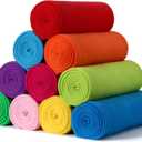 10PCS Bright Blankets Bulk 50 X 60, Soft Lightweight Throw Blanket Kit Cozy Blankets Bulk for Bed Sofa Couch Warm Pet Fleece Blanket Set for Wedding Homeless Home Office Travel Gift for Seasons