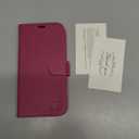 OCASE Compatible with iPhone 15 Wallet Case, PU Leather Flip Folio Case with Card Holders RFID Blocking Kickstand [Shockproof TPU Inner Shell] Phone Cover 6.1 Inch 2023, Litchi Rose