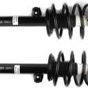AUTOMUTO Front Pair Complete Struts Spring Assembly Shock Absorber Fit for 01-05 for BMW 320i, 2000 for BMW 323Ci, 99-00 for BMW 323i, 01-06 for BMW 325Ci, 01-05 for BMW 325i Replace for 171582 171581