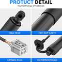 Rear Tailgate Power Lift Support Shock Strut Electric Rear Hatch Trunk Strut Fit for Nissan Rogue/X-Trail 2014-2020 Sport Utility, Liftgate Actuator Replace for 905614BA3A, 905614BA1A, 905614BA2A