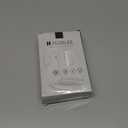 H HUNLEE 5FT Flat Extension Cord Ultra Thin Outlet Concealer with Cord Concealer Kit,Flat Outlet Extender with 3 Outlet Power Strip,Universal Size Flat Plug Power Strip for Home,ETL Listed,White