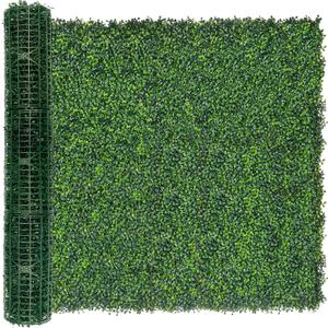 Artificial Ivy Privacy Fence Screen:48"x 128" (43 SQFT) 4-Layer Leaf UV-Anti Faux Greenery Boxwood Backdrop Ivy Vine Leaf Fence Panels for Outdoor, Indoor, Garden,Backyard and Decor
