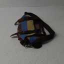 Canvas Handbag Multi-Color Striped Lattice Cross Body Shoulder Purse Bag Tote-Handbag for Women