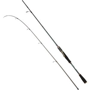 Eurasian Sports Medium Spin&Cast Fishing Rod Graphite Bass Fishing Rods Carbon 2 Piece Spinning Pole, Anti-tangling Guide Ring Portable Baitcasting Fishing Rods for Freshwater, Saltwater, Trout, Bass