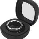 Smart Ring, Stainless Steel, Sleep Temperature Steps Monitoring, Gifts for Family, Cyan, Charging (Size 20, 69mm / 2.7in Inner Diameter)