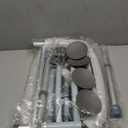 Toilet Safety Rails, Adjustable Toilet Frame for Elderly, Seniors, Handicap & Disabled, Foldable Handicap Toilet Handles Fit Any Toilets (Gray)