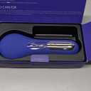 NgraCoola CLIE Facial Cleansing Brush, Waterproof and Rechargeable Face Scrub Brush for Men & Women, Cleansing, Exfoliating and Massaging, Electric Face Scrubber - Blue