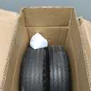 HQPASFY 2 Pack 4.10/3.50-6 Flat Free Tire, 12.5 Inch Universal Solid Tire Wheel 3/4" & 5/8" Bearings, 3"-3.5"-4"-4.5"-Center Hub for Lawn Garden Cart, Hand Truck, Wheelbarrow, Utility Cart, 4.10x3.50