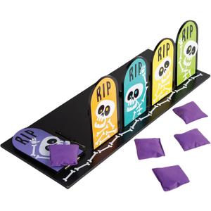 Fun Express Halloween Skeleton Bean Bag Toss Game for Kids Party
