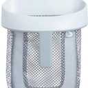 Munchkin Super Scoop Hanging Bath Toy Storage with Quick Drying Mesh, Grey