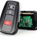 Smart Remote Key Fob Replacement for Toyota 4Runner RAV4 Prius 2021 2022 Keyless Entry Remote Control Car Key 314.3MHz Board ID: 231451-3450, FCC ID: HYQ14FLA, P/N: 8990H-35010